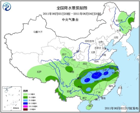 未來(lái)三天長(zhǎng)江中下游干旱地區(qū)將有降雨 局地有暴雨