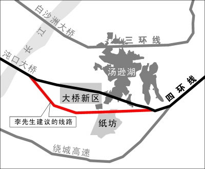 市民追問四環(huán)線能否繞開一個(gè)湖帶動一座城