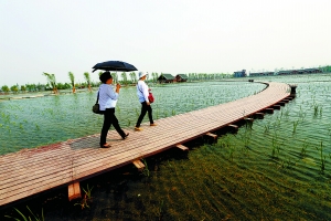 北京園博園揭開神秘面紗 試運(yùn)營每日迎2萬游客