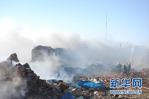 吉林白城一鞭炮庫發(fā)生爆炸造成兩死四傷