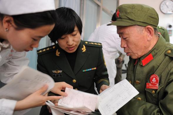 免費(fèi)體檢關(guān)愛(ài)老軍人健康