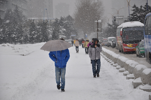 長春降暴雪
