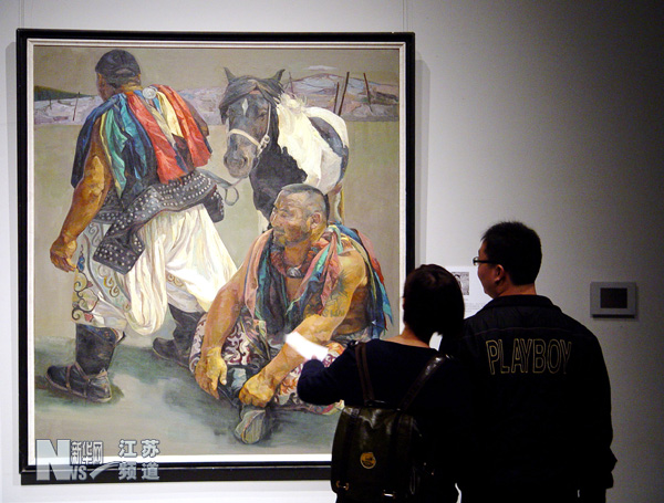 “時代風(fēng)采金陵畫展”在南京展出