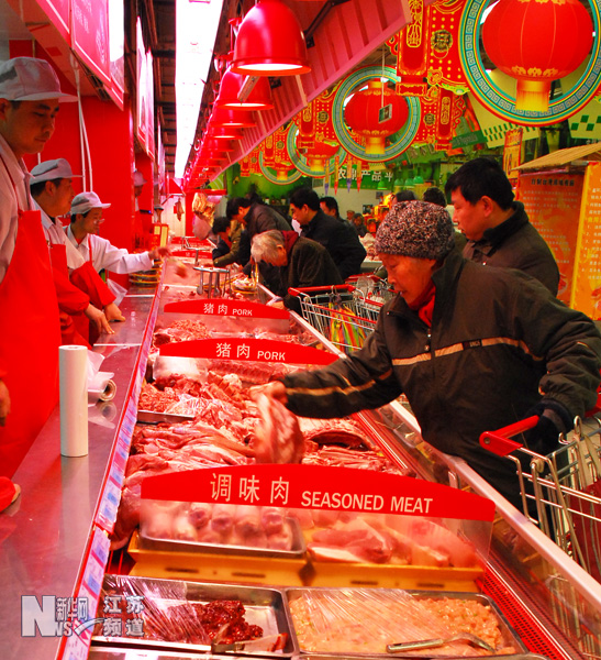 江蘇省蔬菜、豬肉等價格小幅上漲