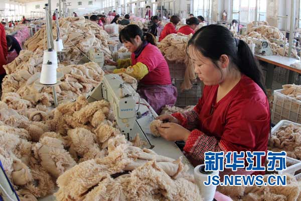江蘇贛榆玩具企業(yè)迎來(lái)新年商機(jī)