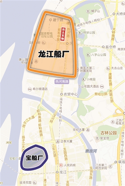工地挖出鐵錨槳葉“燃燒瓶” 明朝最大的龍江船廠找到了？