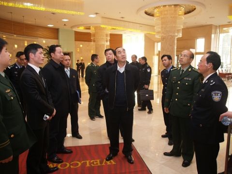 長沙：李介德局長一行實地檢查“兩會”安全保衛(wèi)工作落實情況