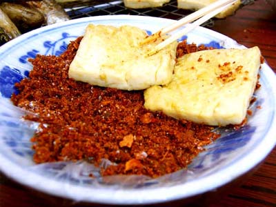 貴陽(yáng)街邊小吃烤小臭豆腐