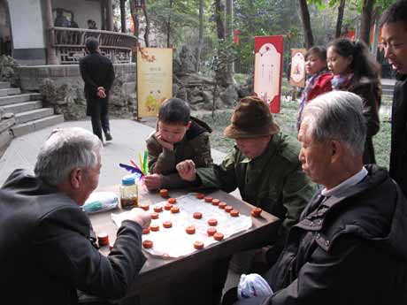 春節(jié)去杜甫草堂賞梅去（圖）