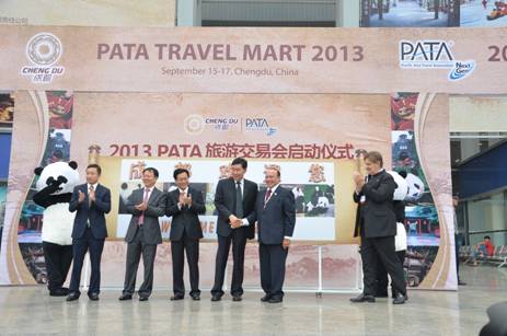 2013PATA旅游交易會開幕 60國旅游業(yè)者匯聚成都