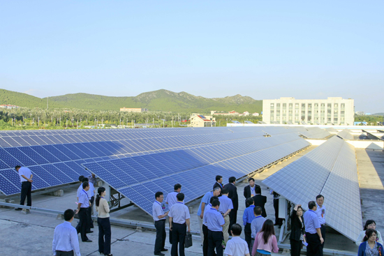 全國最大太陽能綜合應用科技工業(yè)園在山東力諾集團落成