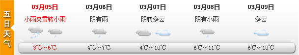 申城雨雪“鬧”元宵 雙休日最高溫或將升至10℃