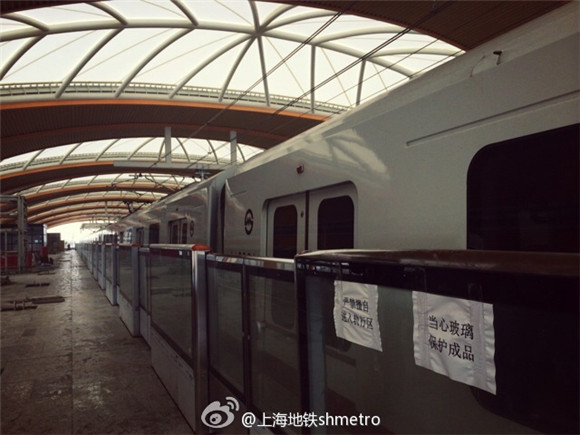 滬迪士尼地鐵列車不萌 回應：是11號線一部分|圖