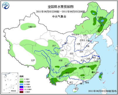 中國氣象干旱區(qū)將有明顯降水 云南西部局地大雨