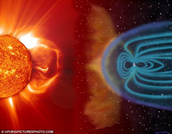 美衛(wèi)星拍太陽(yáng)風(fēng)暴震撼照：表面現(xiàn)巨大漩渦