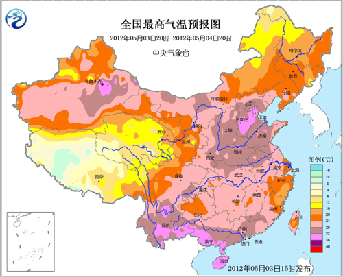 我國(guó)北方大部“熱力四射”北京氣溫突破33℃