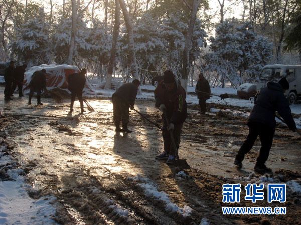 中國東北等地迎來強降雪 暴雪橙色預(yù)警發(fā)布