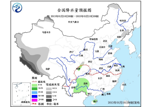 中國(guó)北方將出現(xiàn)大范圍降雪 西藏局部地區(qū)大暴雪