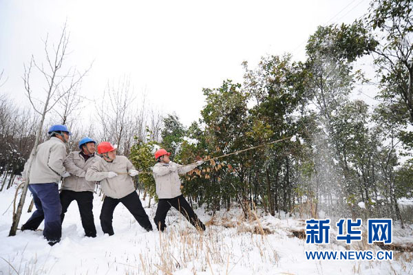 大雪侵襲致安徽30萬余人受災(zāi) 90間房屋倒塌