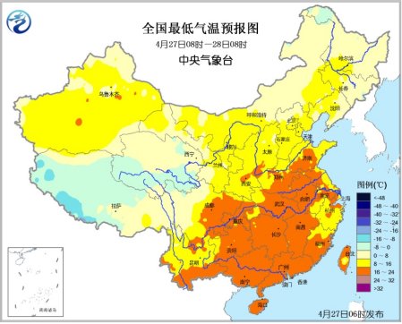 冷空氣將影響中東部地區(qū) 江南江漢有較強(qiáng)降雨