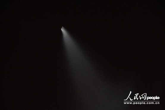 我國(guó)多地出現(xiàn)UFO 網(wǎng)友分析疑是反導(dǎo)試驗(yàn)（圖）