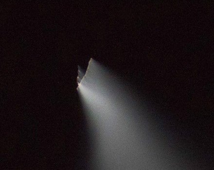 我國多地出現(xiàn)UFO 網(wǎng)友分析疑是反導試驗（圖）
