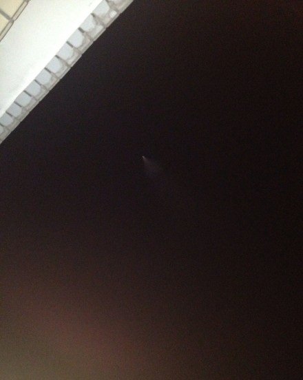 我國多地出現(xiàn)UFO 網友分析疑是反導試驗（圖）