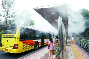 30個(gè)車站將裝噴霧降溫系統(tǒng) 每30秒噴霧一次