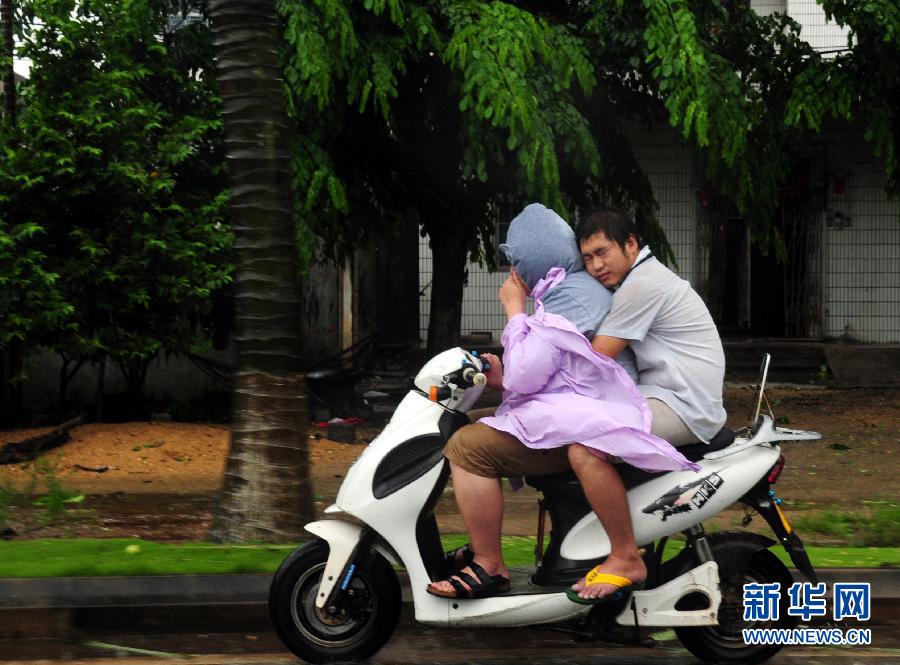 強(qiáng)熱帶風(fēng)暴“飛燕”登陸海南 街邊大樹(shù)被連根拔起