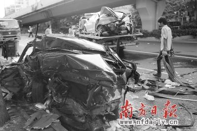 廣州江灣大橋車(chē)禍3死4傷 肇事奔馳司機(jī)涉嫌醉駕