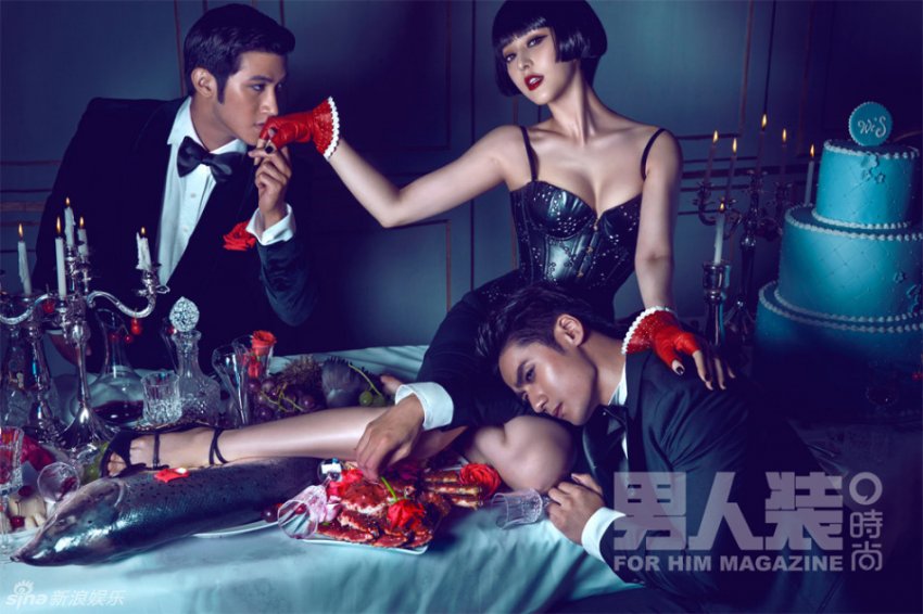 南笙妹妹變欲女惹爭議 圖揭女星重口味《男人裝》封面