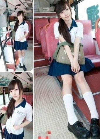 網友旅途中曬各地心中最美校服