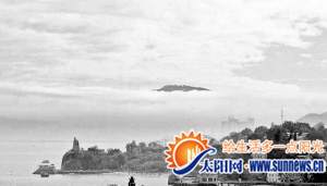 鼓浪嶼上空現(xiàn)海市蜃樓 專家：疑是平流霧造成錯(cuò)覺(jué)