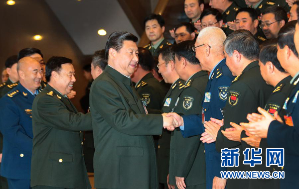 習(xí)近平接見全軍軍事斗爭(zhēng)后勤準(zhǔn)備工作會(huì)議代表