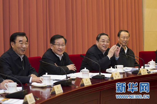全國(guó)政協(xié)召開雙周協(xié)商座談會(huì) 俞正聲主持