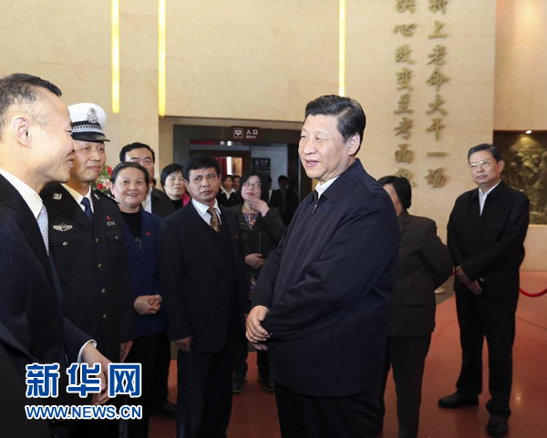 中共中央政治局常委到第二批黨的群眾路線教育實踐活動聯(lián)系點調(diào)研指導工作