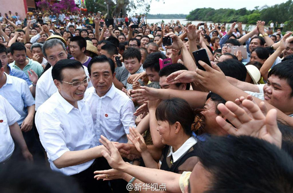 李克強(qiáng)海南考察：入小店訪漁民 談改革察民生