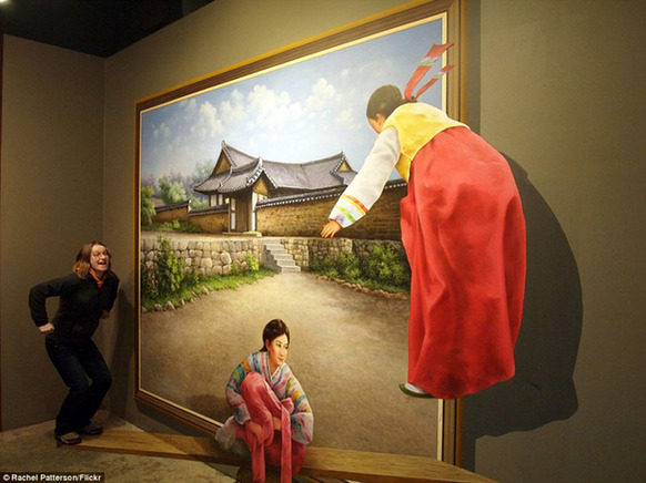 韓國“眼睛的騙局”博物館