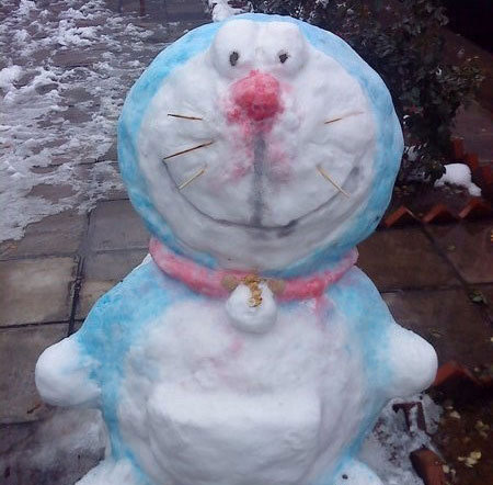 下雪啦！看看堆雪人的N種方法