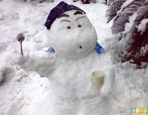 下雪啦！看看堆雪人的N種方法