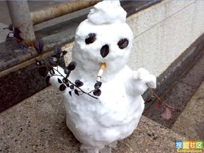 下雪啦！看看堆雪人的N種方法