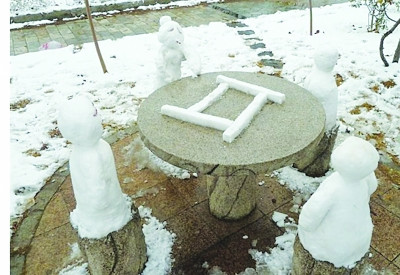 下雪啦！看看堆雪人的N種方法