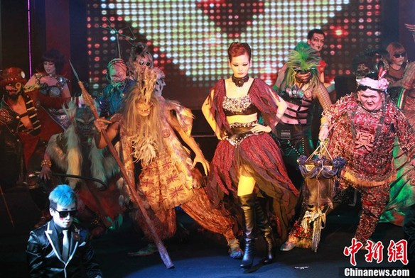 香港海洋公園萬圣節(jié)預(yù)演 群魔亂舞上演驚嚇之旅