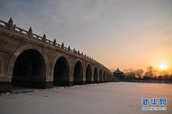雪后頤和園銀裝素裹美不勝收