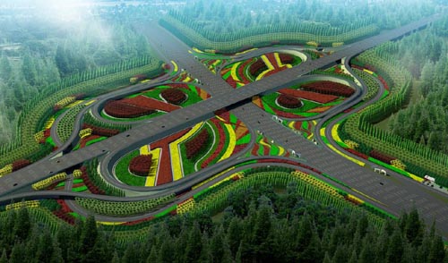 烏魯木齊高新區(qū)（新市區(qū)）打造城北新城標(biāo)志性景觀