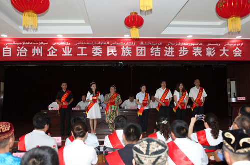 伊犁能源公司榮獲自治州企業(yè)工委民族團(tuán)結(jié)先進(jìn)企業(yè)稱號