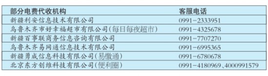 烏魯木齊市民繳電費 14種電業(yè)繳費方式任你選