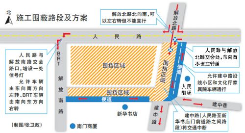 5月16日烏魯木齊市地鐵1號線南門站開工建設(shè) 三路口通行有變