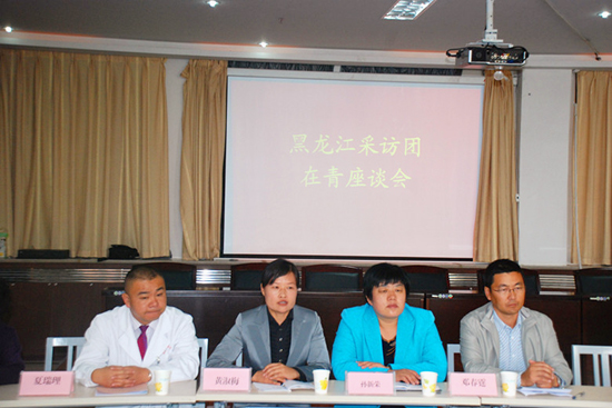 對(duì)口援疆黑龍江新聞采訪團(tuán)來(lái)青河采訪