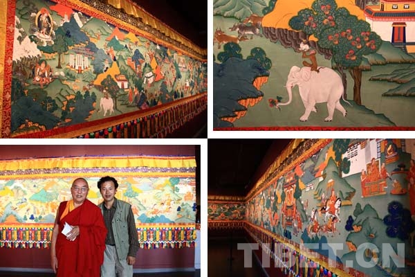 唐卡在第二屆“和美西藏”展上博眼球、贏盛譽(yù)